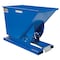 Vestil Steel Heavy Duty Self Dumping Hopper 3/4 Cubic Yard 6000 Lb. Capacity Blue D-75-HD - alternate 1